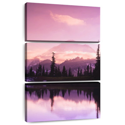 Alvord Mount Rainier Purple Sunset