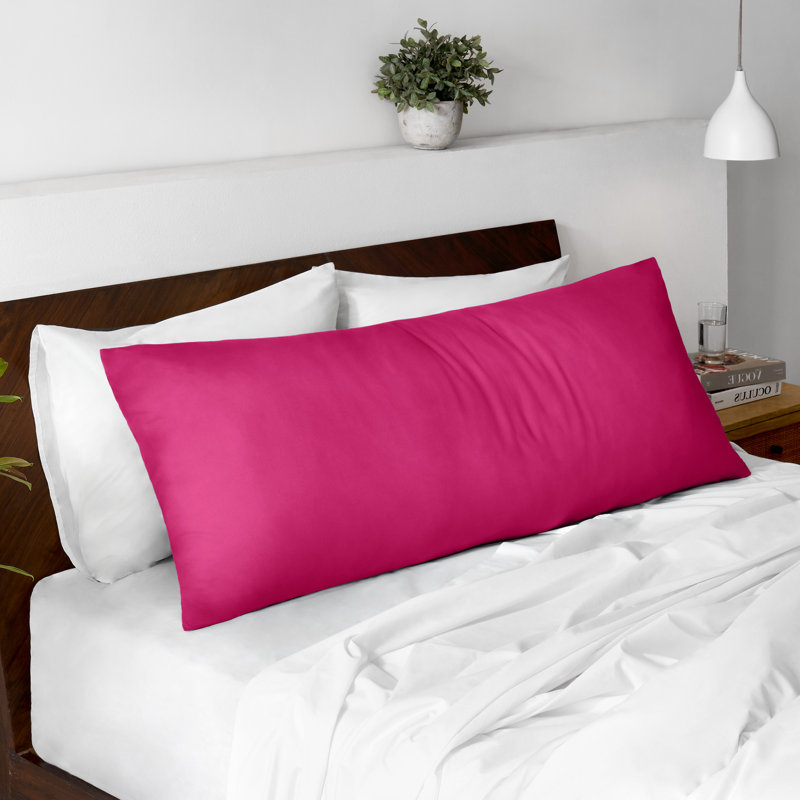 Taie d'oreiller pour le corps en microfibre ultra douce - Fermeture à glissière, Rose