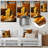 Cocktails Yellow Sunlit Straw Tequila III - Cocktails Metal Wall Art-1373073542