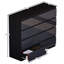 Oslo 3 Piece Bedroom Set (2 Drawer Bedside Chest, 8 Drawer Chest, 2 Door 2 Drawer Wardrobe), (100% FSC)-910389800