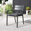 Chaise de patio empilable avec coussin Chamya-1237755487