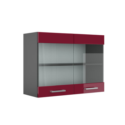 Biagio 60Cm H x 80Cm W x 31Cm D Oak Wall Unit
