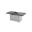 Extendable Rectangle Aluminum Alloy Fire Pit Table, 50,000BTU