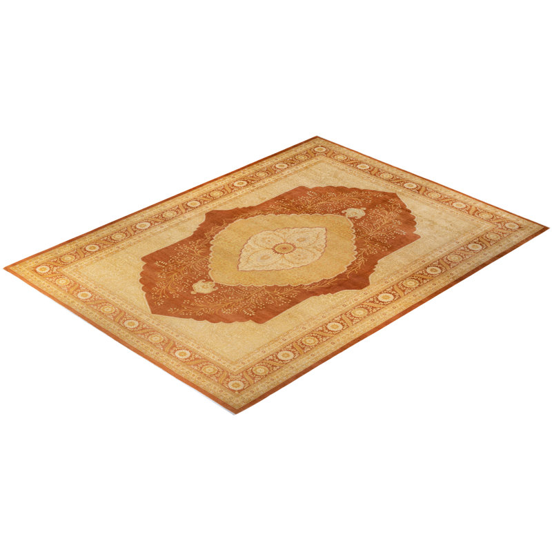 Classic One-of-a-Kind 10' 6" x 14' 4" Hand Knotted Area Rug