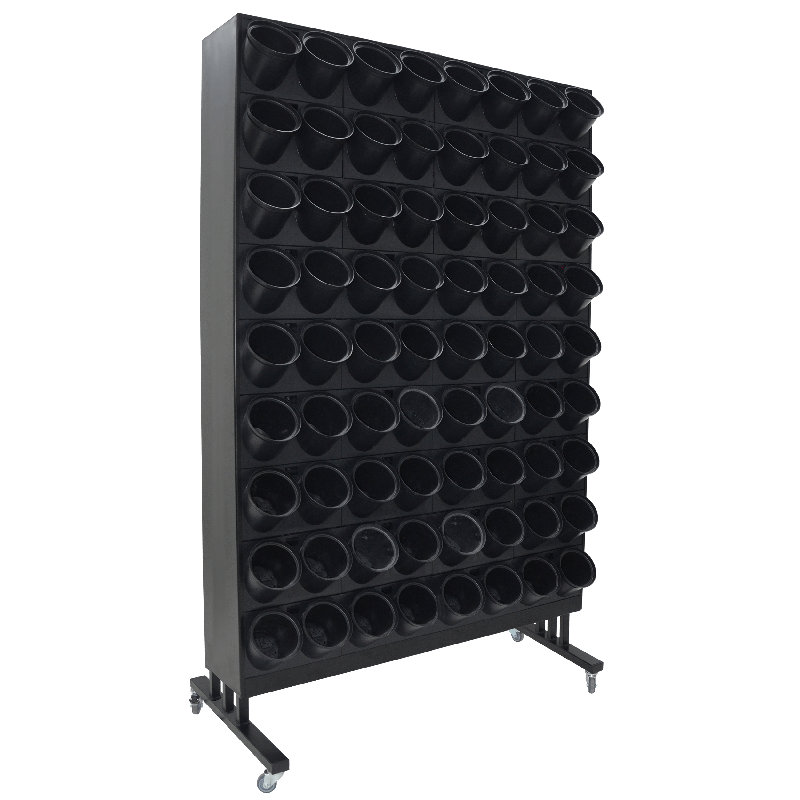 Joe Vertical Garden, Black, 196cm H x 122cm W x 42.5cm D