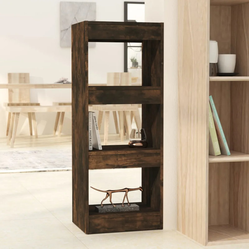 Geisha Etagere Bookcase, 103cm H x 40cm W x 30cm D, Rustic Brown