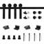 Ensemble de quincaillerie pour porte de grange droite-59095344