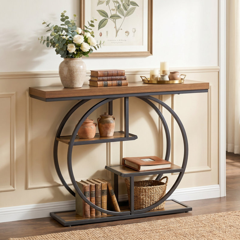 9.8cm Console Table, Brown
