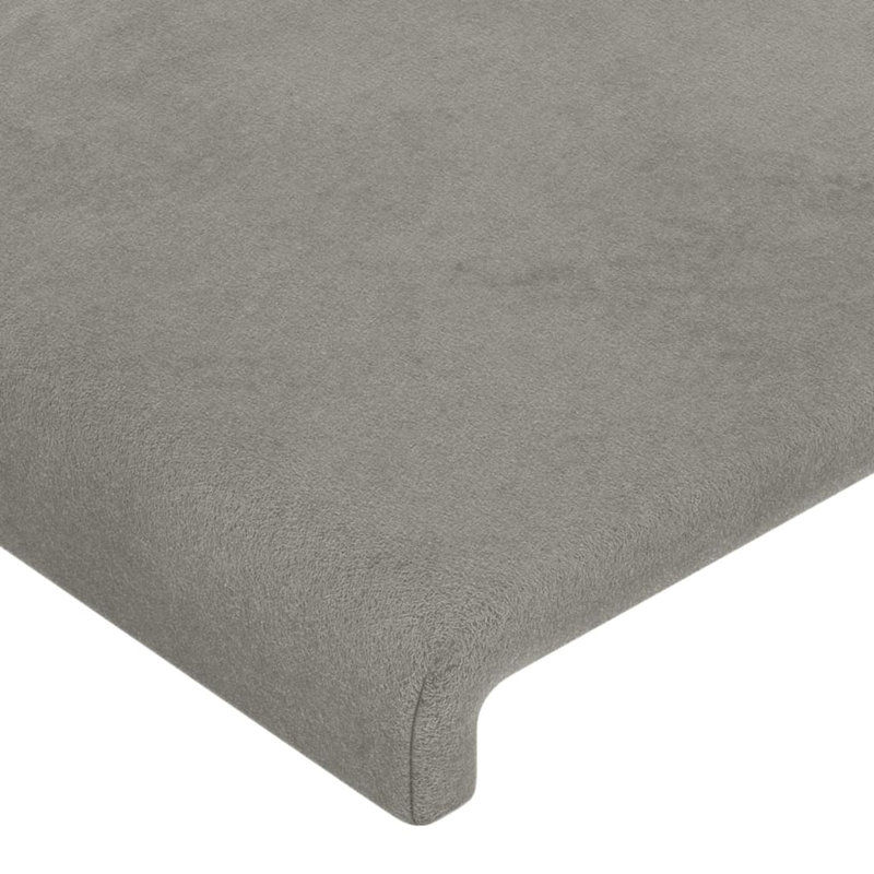 Gorvel Headboard, 88cm H x 183cm W x 16cm D, Light Grey