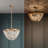 Hatfrneld 3 - Light Chandelier with Wood Beaded-1292308474