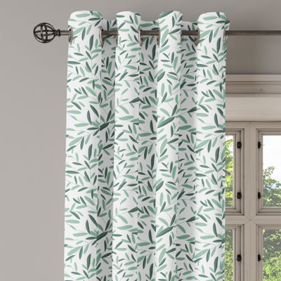 Sateen Blackout Curtains / Drapes Single Panel