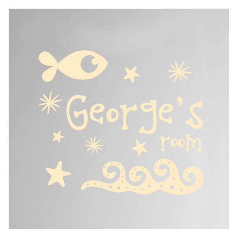 Nautical & Beach Wall Decal, Beige