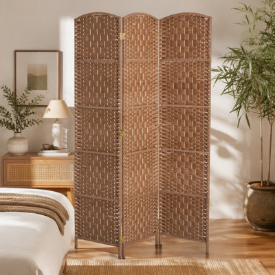 Cloison pliante en bois massif Sharod