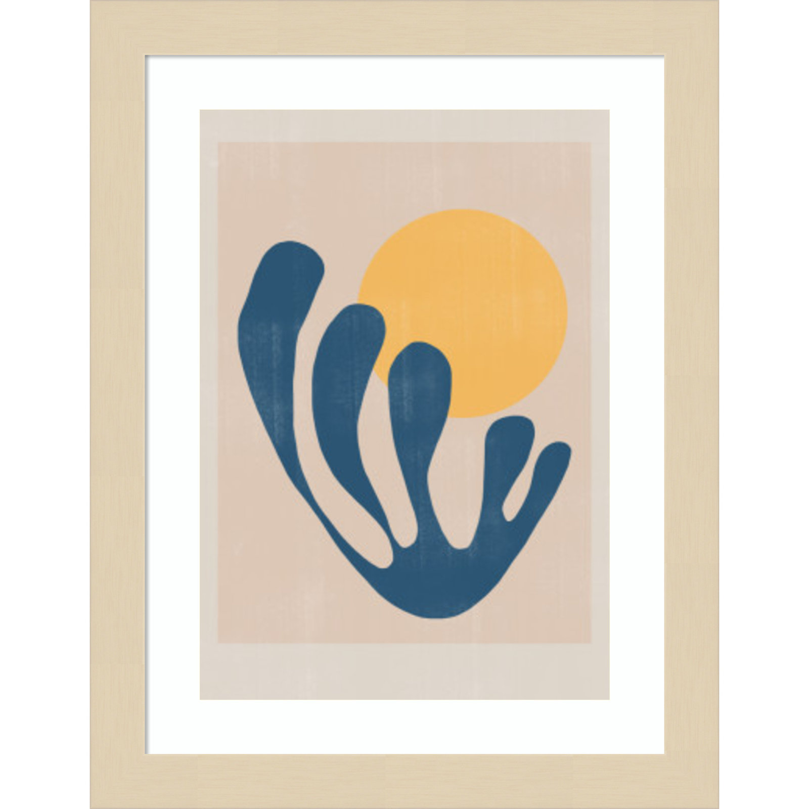 Giese "Modern Plant No. 1" Print, 13" H x 10" W, Brown 