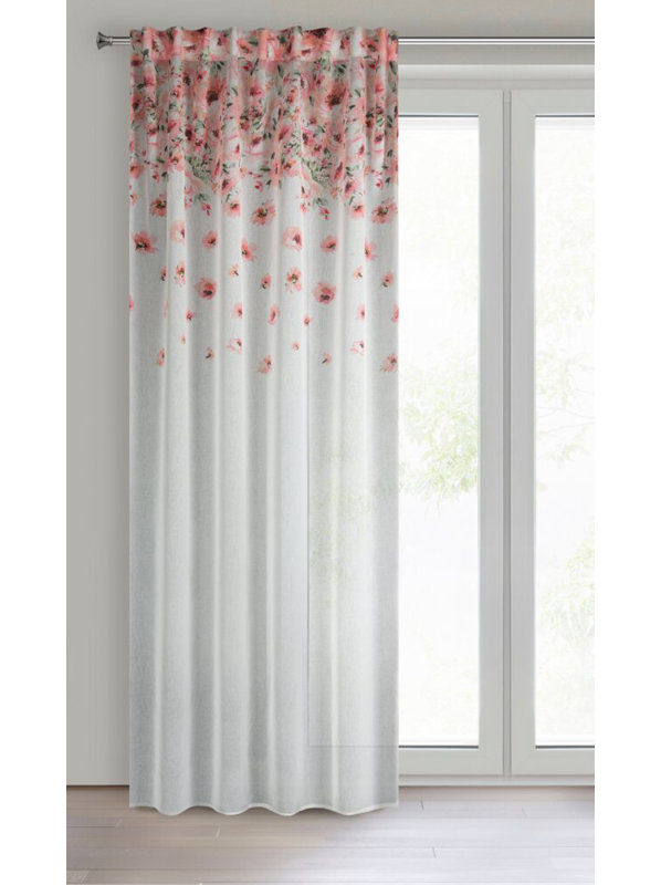 Renard Semi Sheer Curtain Single Panel