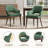 Modern Upholstered Dining Chair with Walnut Wood Legs-180612298-181813623