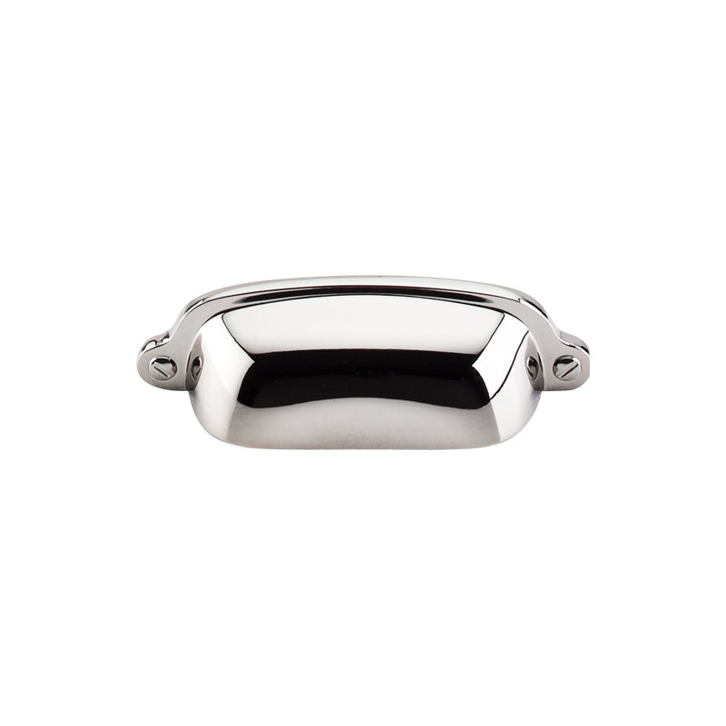 Dakota 2 9/16" Center Cup Pull, Polished Nickel, 2 9/16"