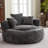 Plush Foam Filled Bean Bag Chair for Adults Comfortable and Stylish Chenille Cover Perfect for Relaxation and Home Decor-1339428821