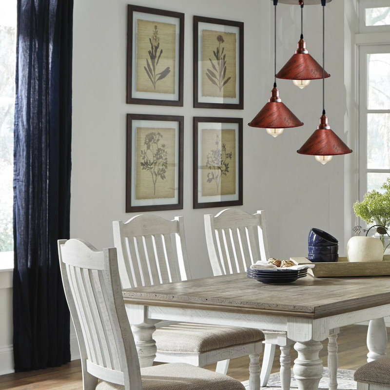 Vanita 3 - Light Pendant, Rustic Red