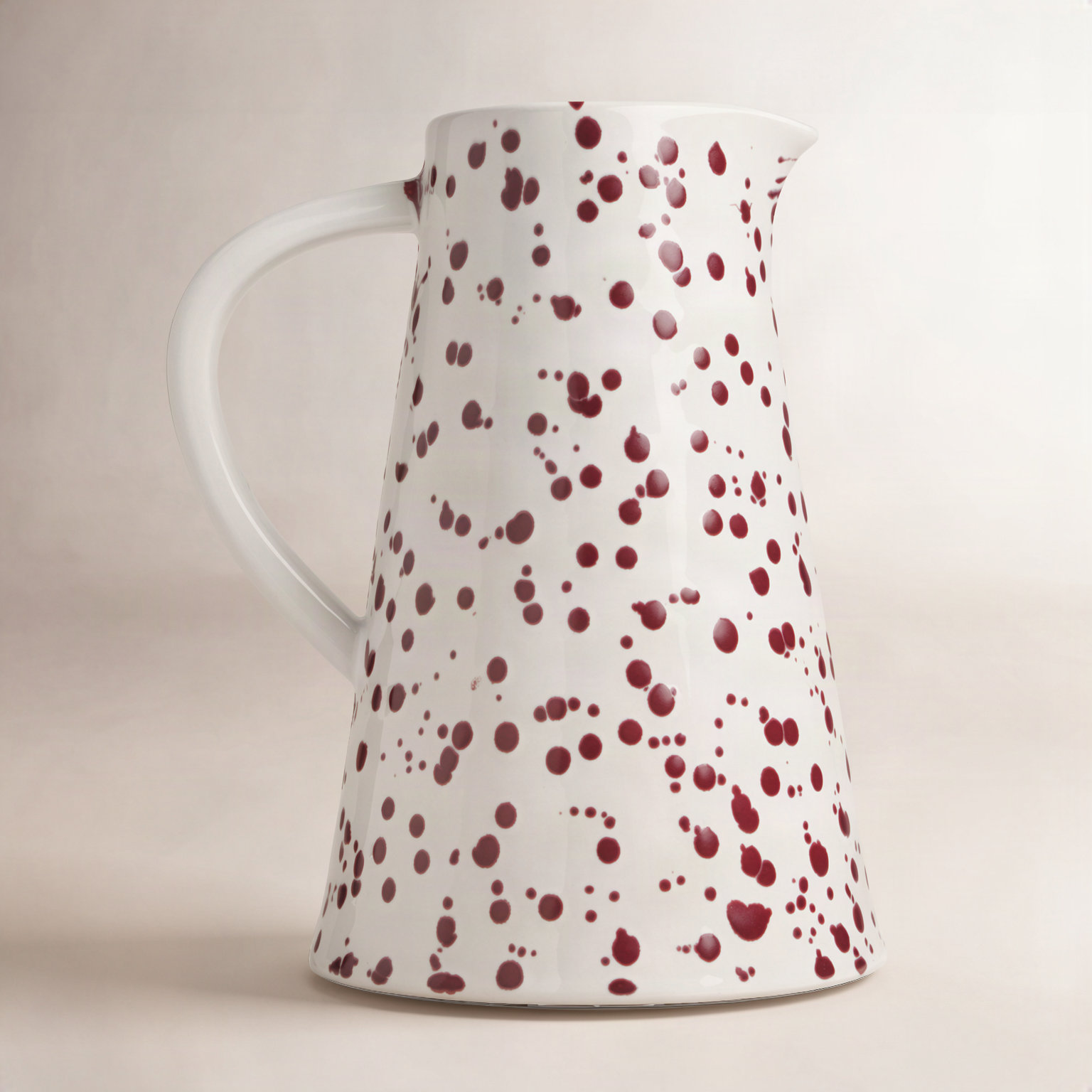 Splatter Stoneware Pitcher