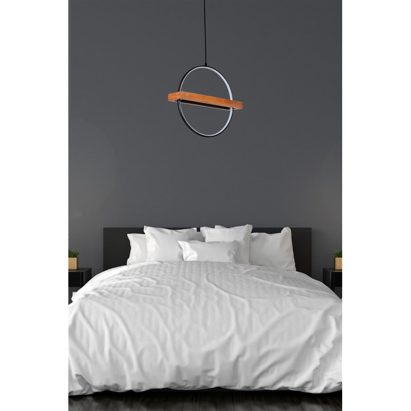 Chandle - Light Pendant, Wooden/Black
