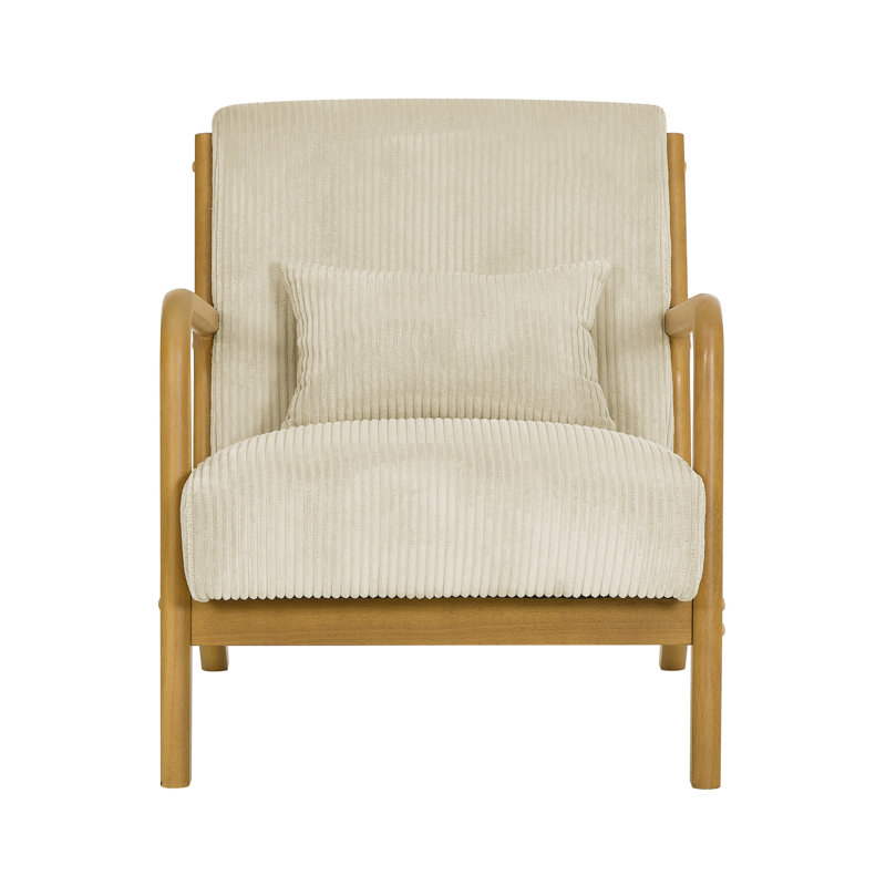 Chaise longue en bois, Beige