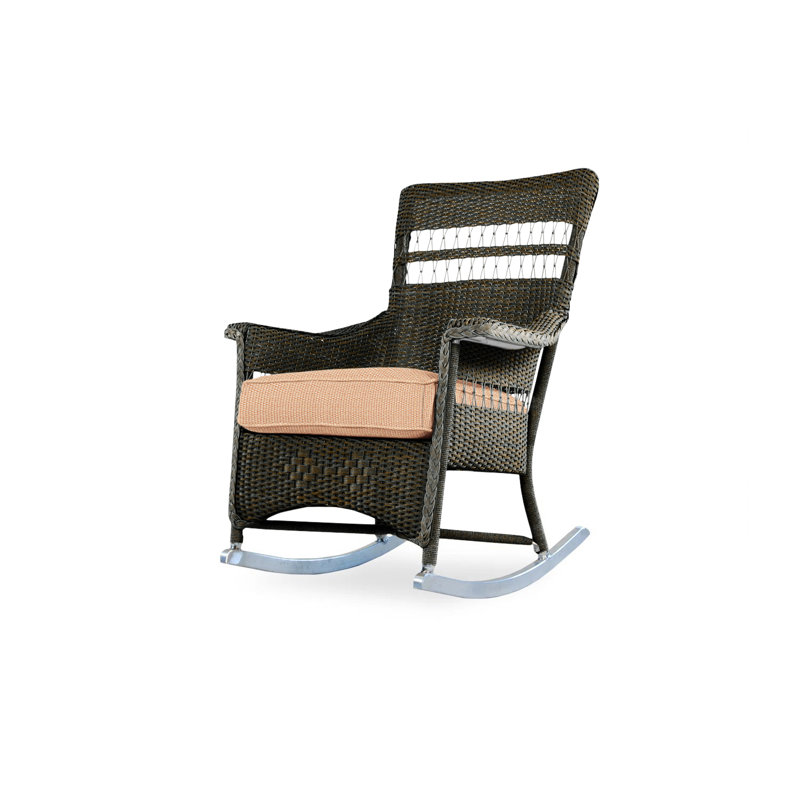 Nantucket Outdoor Rocker Chair, Sandberg Dove, Mink