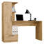 Todo Desk with Tall Bookcase
