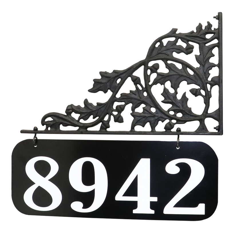 Enseigne de lampadaire réfléchissante Oak, Oui