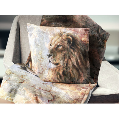 Coussin Peaceful Lion