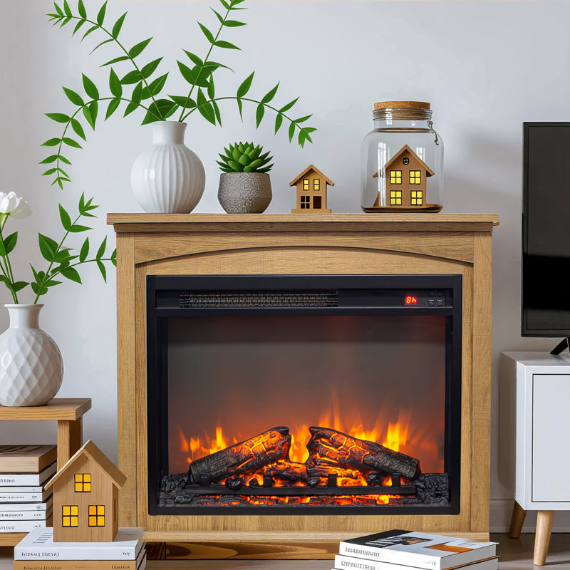 Meuble télé 28 po avec foyer électrique