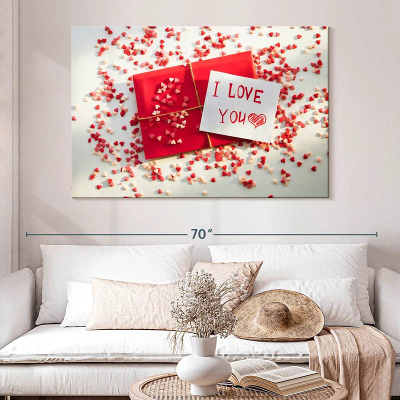 Hardie «I Love You Présent», H 34 po x l 51 po