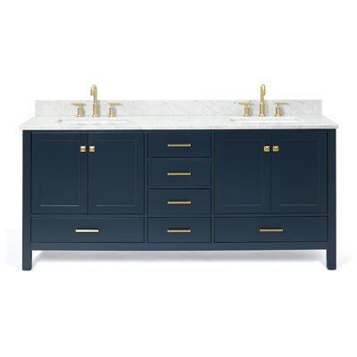 Meuble-lavabo double 72,25 "avec dessus Cambridge