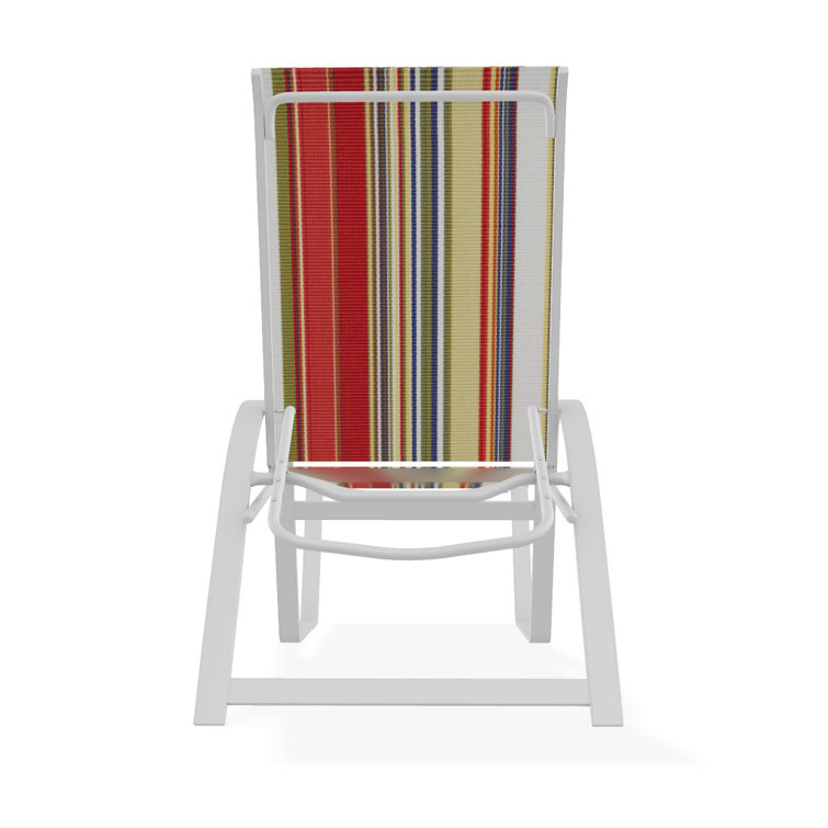 Holna Outdoor Rust-Resistant Metal Chaise Lounge