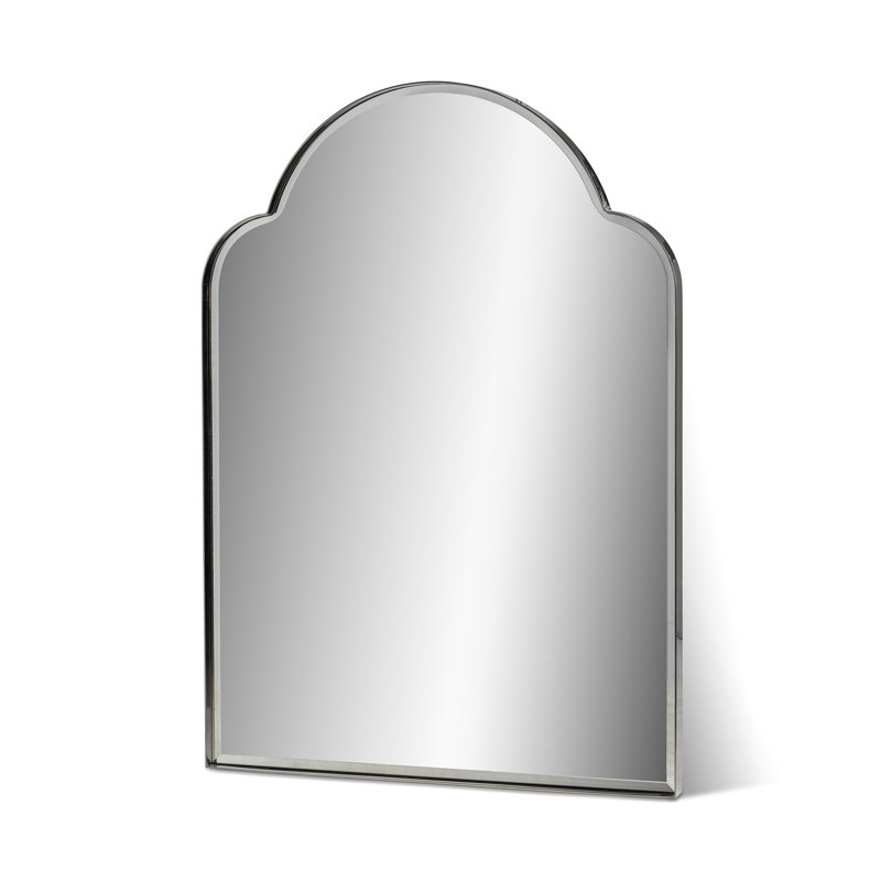 Island Manor Wall Mirror, Silver