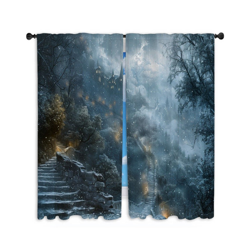 Farzad Room Darkening Curtain Pair, 20" W x 54" L
