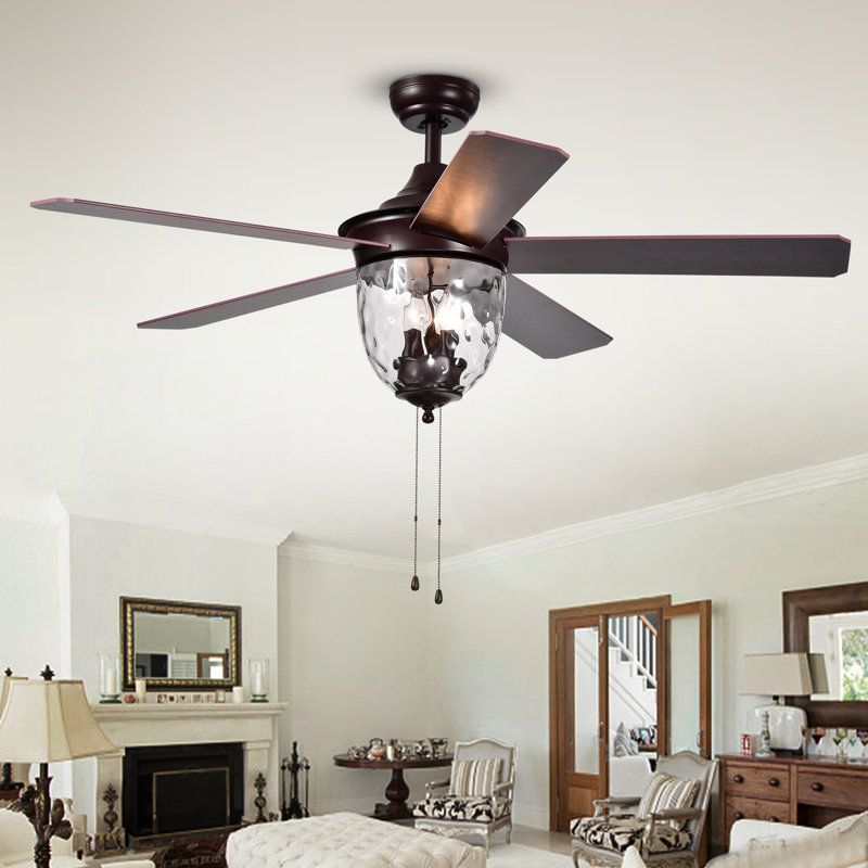 Wadkins 19'' Ceiling Fan with Light Kit