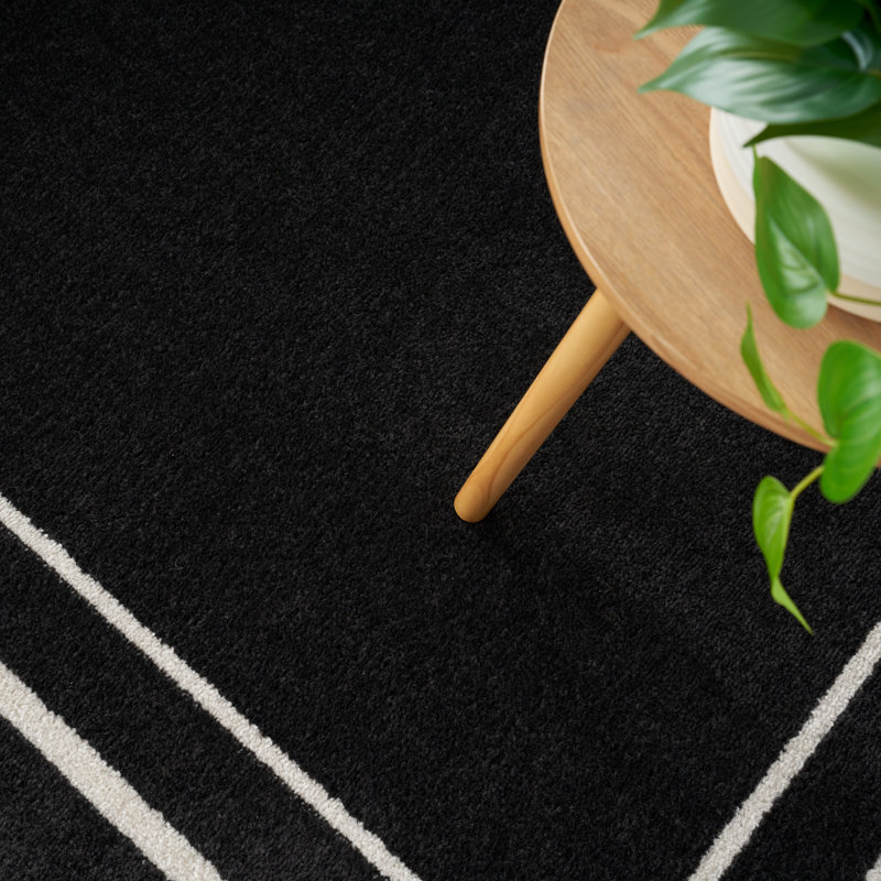 Tapis intérieur / extérieur en chenille tissé à la machine Aubreanna, Rectangle 4pi x 6 pi