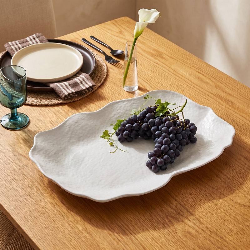 Alfresco Ceramic Rectangular Serving Platter