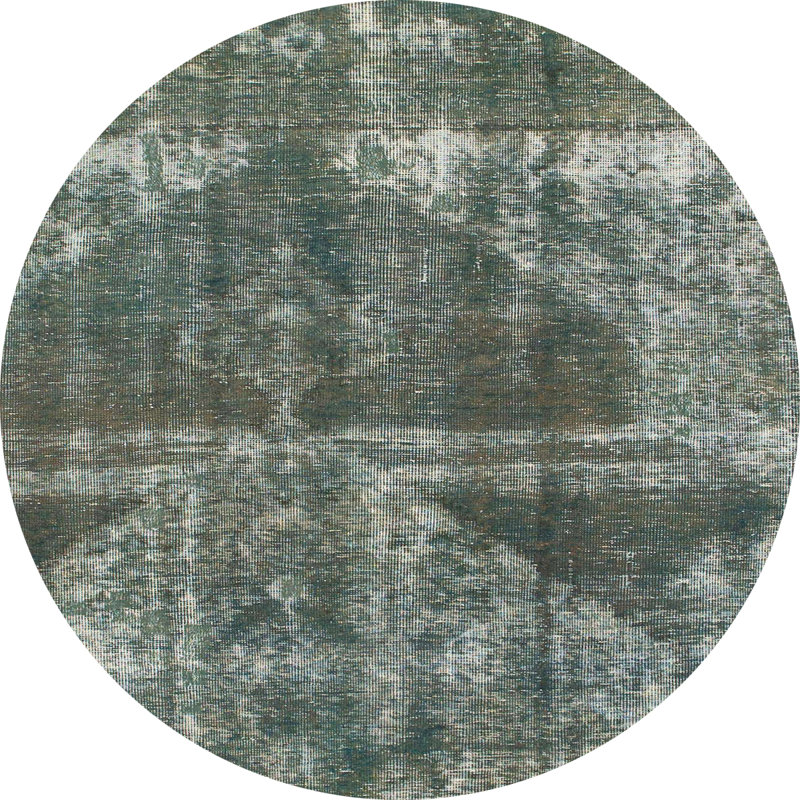 Sneedville Abstract Indoor Rug, Round 5'