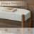 42'' W Chenille Upholstered Bench with Solid Wood Legs-1970903694