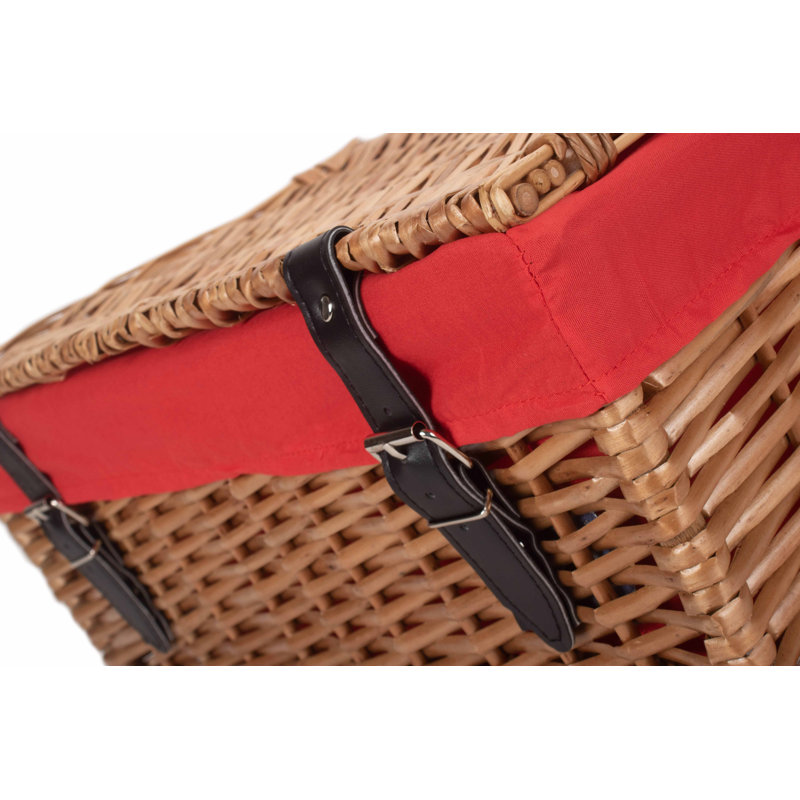 Wicker 18" Packaging Hamper Basket with Lining