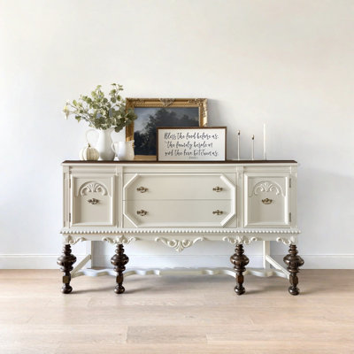 Retro Elegant Multifunctional Console Table