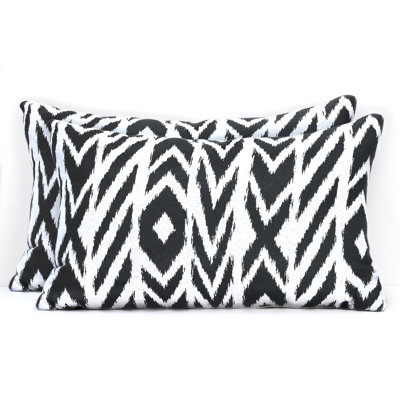 Pacifica Ikat Outdoor Throw Pillow