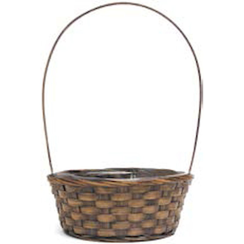Panier à mèches/en rotin, H 4 po x l 9,5 po x P 9,5 po, Brun