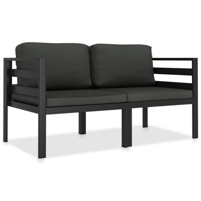  Ensemble de salon de jardin anthracite