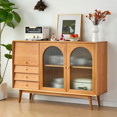 47.24"Natural Home Cherry Wood Sideboard