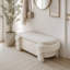Chenille Upholstered Bench-975729894