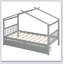 Wooden House Bed With Drawers-1272232012-1272232009