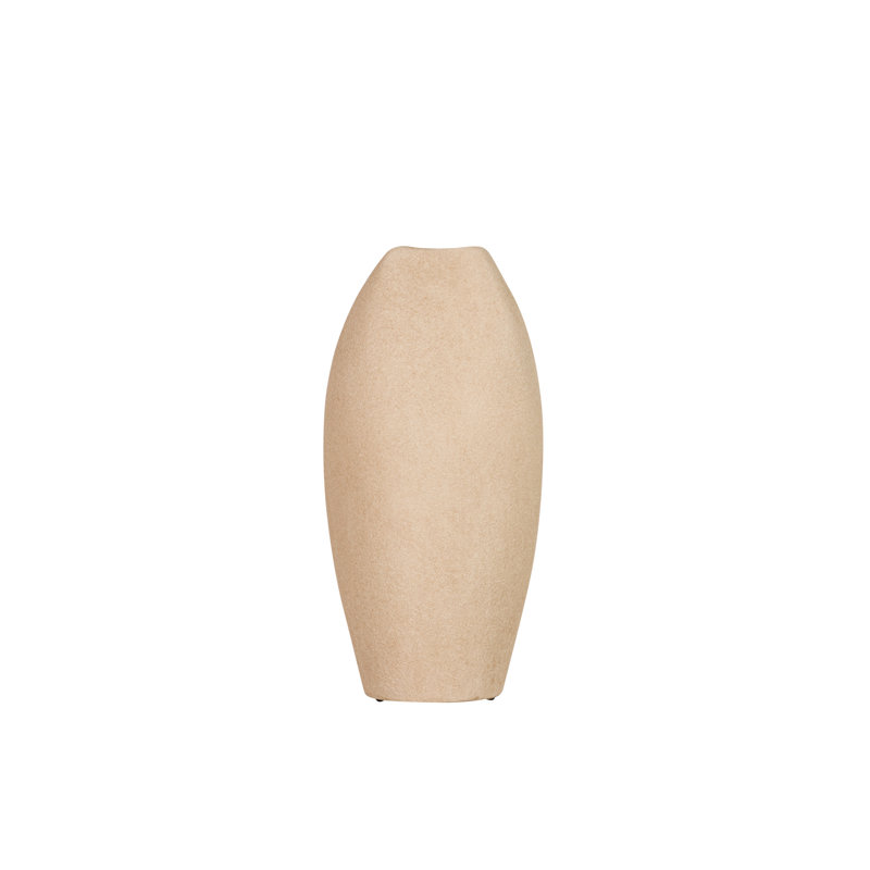 Ceramic / Porcelain Table Vase, 30cm H x 16cm W x 16cm D, Brown